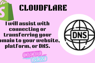 assist with connecting or transferring your domain to your website, or dns