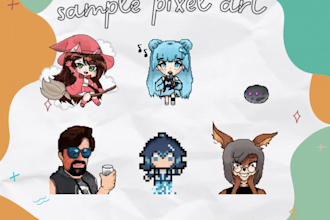 make a pixel art gif or image