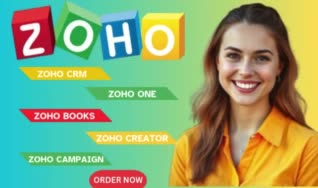 be your zoho CRM expert zoho automation campaign zoho one zoho bigin zoho form