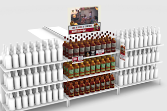 create a 3d trade booth or point of sale display