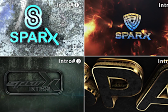 transform your 2d logo into cinematic 3d animation