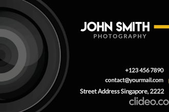 do VIP business card and logo design in 1 day