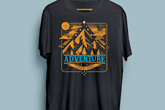 make trendy custom t shirt design using ai
