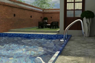 desing a beautifull house for you