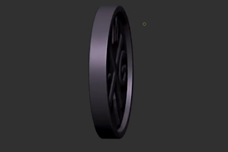 create bas relief on coin for 3d printing