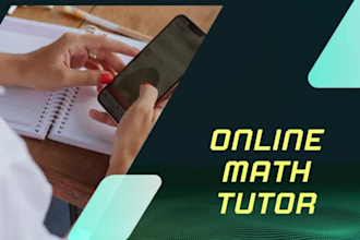 assist you online for math work as expert of math, calculus