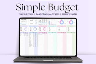 create custom excel google sheets dashboards, automation data cleaning budget