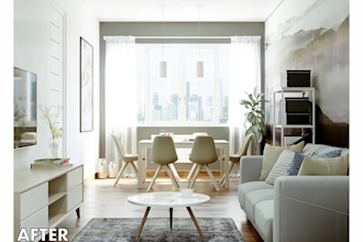 do virtual staging and renovation for your interior