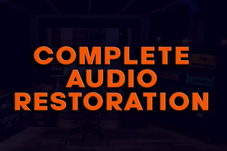 edit and remove background noise, clicks from your audio