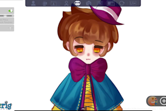 create and rig a vtuber model
