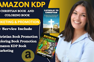 do viral christian book promotion,coloring book promo, amazon KDP book marketing