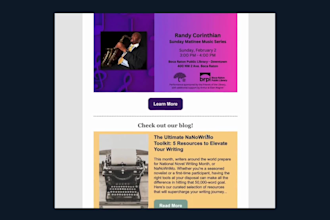 design 3 email automations and sequences