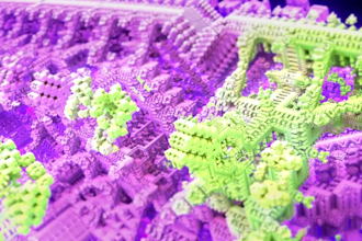 create 3d abstract fractal music video