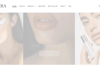design skin care website beauty website skin care cosmetics website spa website
