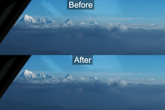video lens dirt, dark spot, noise removal, camera lens spot