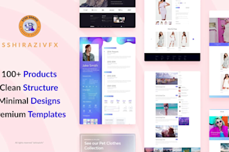 design and build a modern shopify store or website for your business