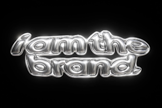 design 3d chrome logo spinning animation fast delivery
