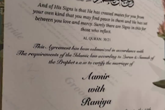 make marriage certificate this is our own design