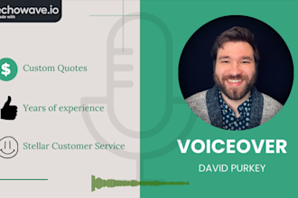 be your kind and confident male voice actor