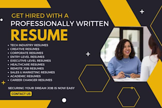 write and upgrade your resume, cv, cover letter, linkedin