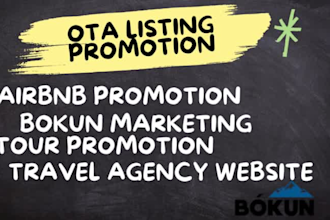 do ota listing promotion marketing airbnb tour property transport promotion