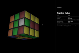 3d website interactive website using threejs, r3f and gsap, webflow website