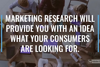 deliver a comprehensive market research and competitor analysis
