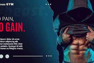 design website hero banner or web shopify banner