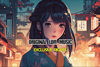 make exclusive lofi music, original lofi beats from scratch