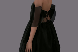 make realistic 3d fashion designs