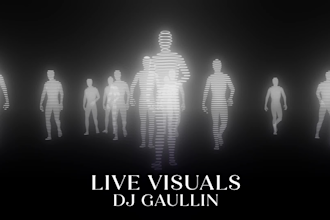 create stunning motion design visuals for live music shows