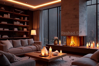 make rain video, a relaxing, cozy rain meditation  video