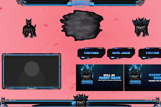 create an amazing animated overlay for your kick, twitch, youtube