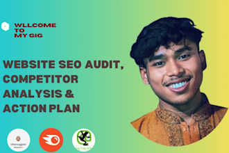 do website SEO audit competitor analysis and action plan