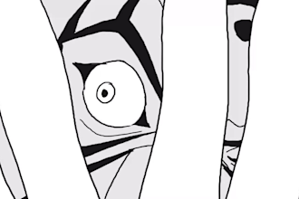 do 2d traditional animation frame by frame animation hand drawn 2d line art