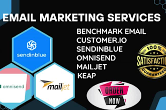 do benchmark, sendinblue, omnisend, mailjet, brevo email marketing services