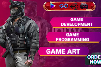 develop 2d 3d cross platform games for PC mobile godot unity game development