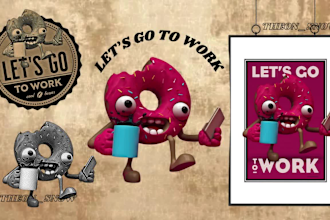 draw vintage retro mascot character illustration cartoon character logo, t shirt
