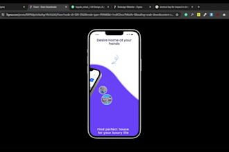 design creative app screenshot onboarding screen or splash screen