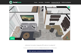 create interactive 3d floor plan for your website