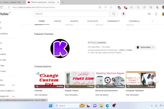 create youtube channel with logo, banner and SEO