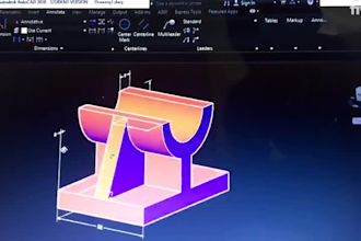 draw 2d and 3d autocad drawing