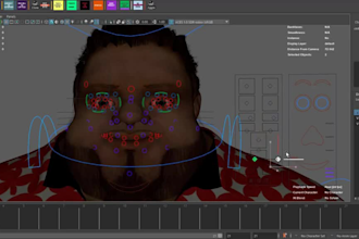 add facial rig to 3d character, ue4, ue5 rig, blendshape, rain rig, rokoko rig3d