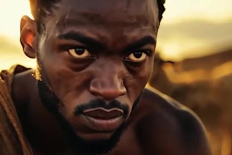 create a captivating ai video art for african folktales and stories