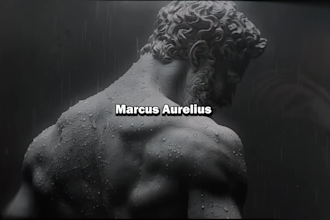 create faceless stoic or stoicism videos for youtube