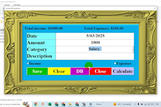 create a stylish excel income and expense tracker