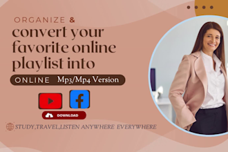 convert your playlists into offline friendly formats