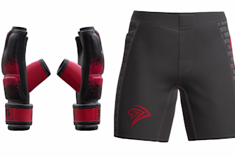 do professional 2d 3d boxing gloves designs