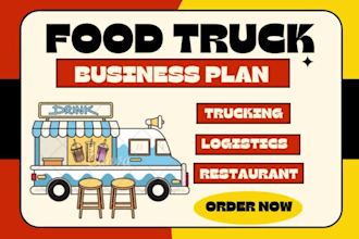 do restaurant business plan, food truck and logistics, trucking business plan