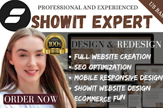 build showit website, customize showit template, redesign and update showit, SEO